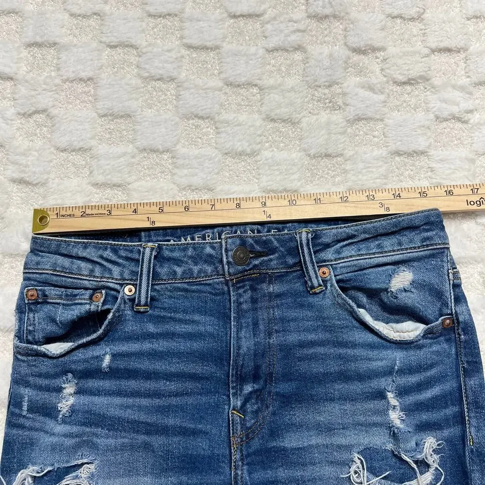 American Eagle Athletic Skinny Jeans 30x32 (30x30) Distressed